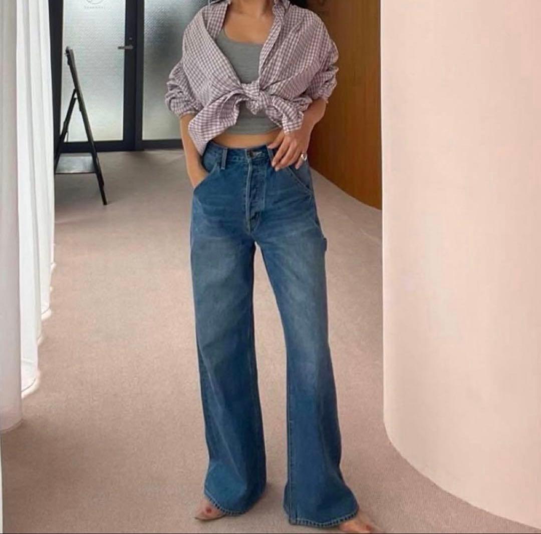 searoomlynn ペインター baggy denimパンツ SRN05