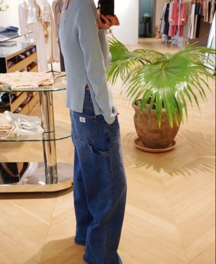searoomlynn ペインター baggy denimパンツ SRN05
