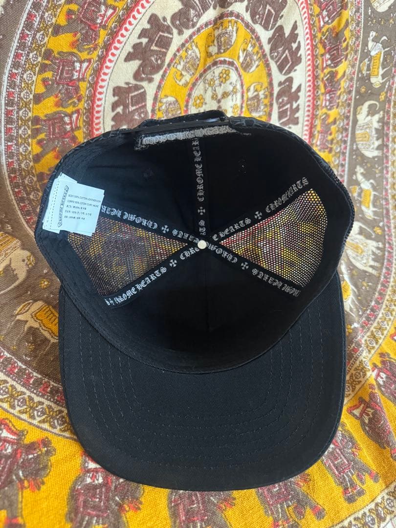 CHROME HEARTS ブラック 花柄 トラッカーキャップ早い者勝ち！！