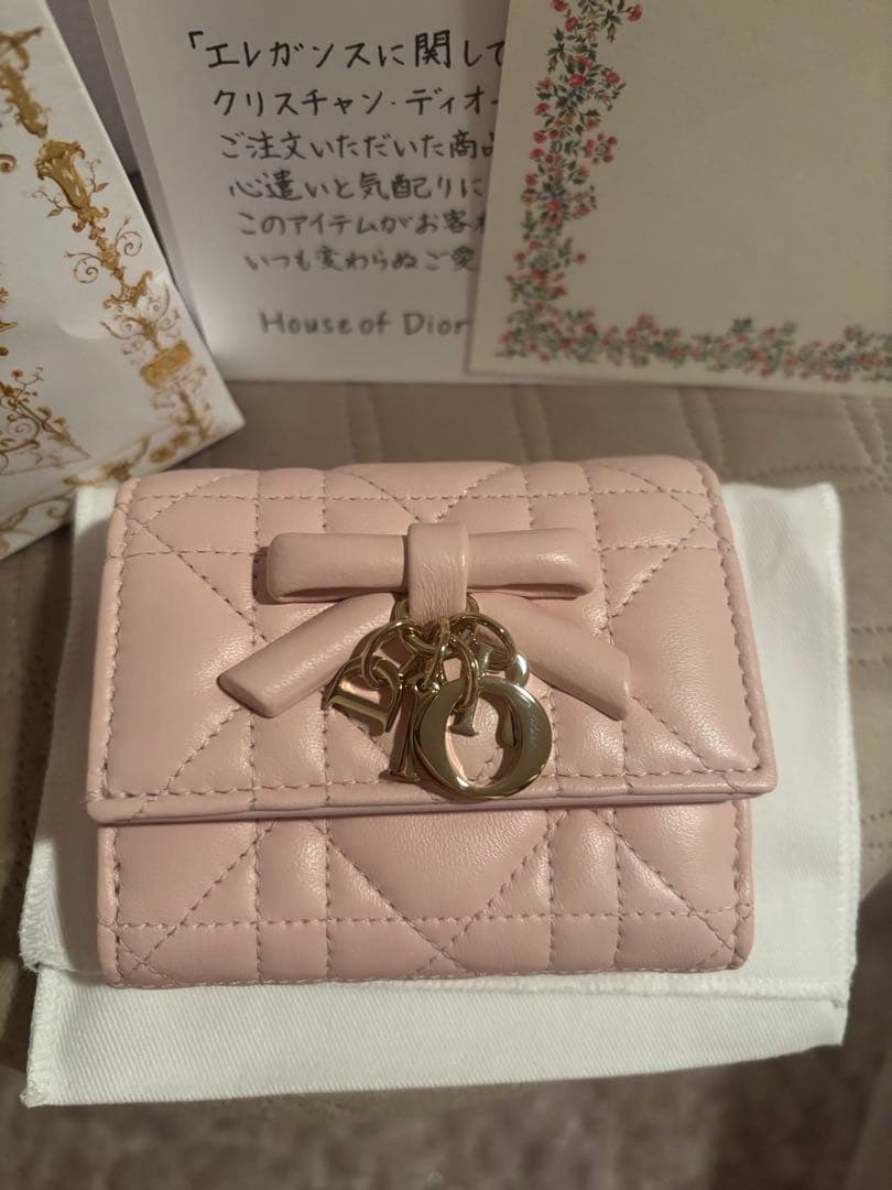 新品未使用！♡ Dior My Dior Hibiscus Lジップウォレット
