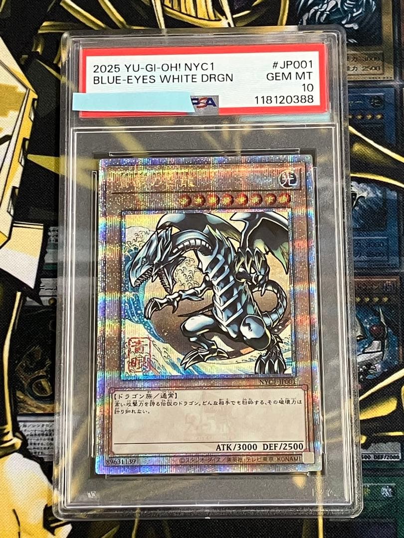 青眼の白龍　浮世絵　PSA10連番
