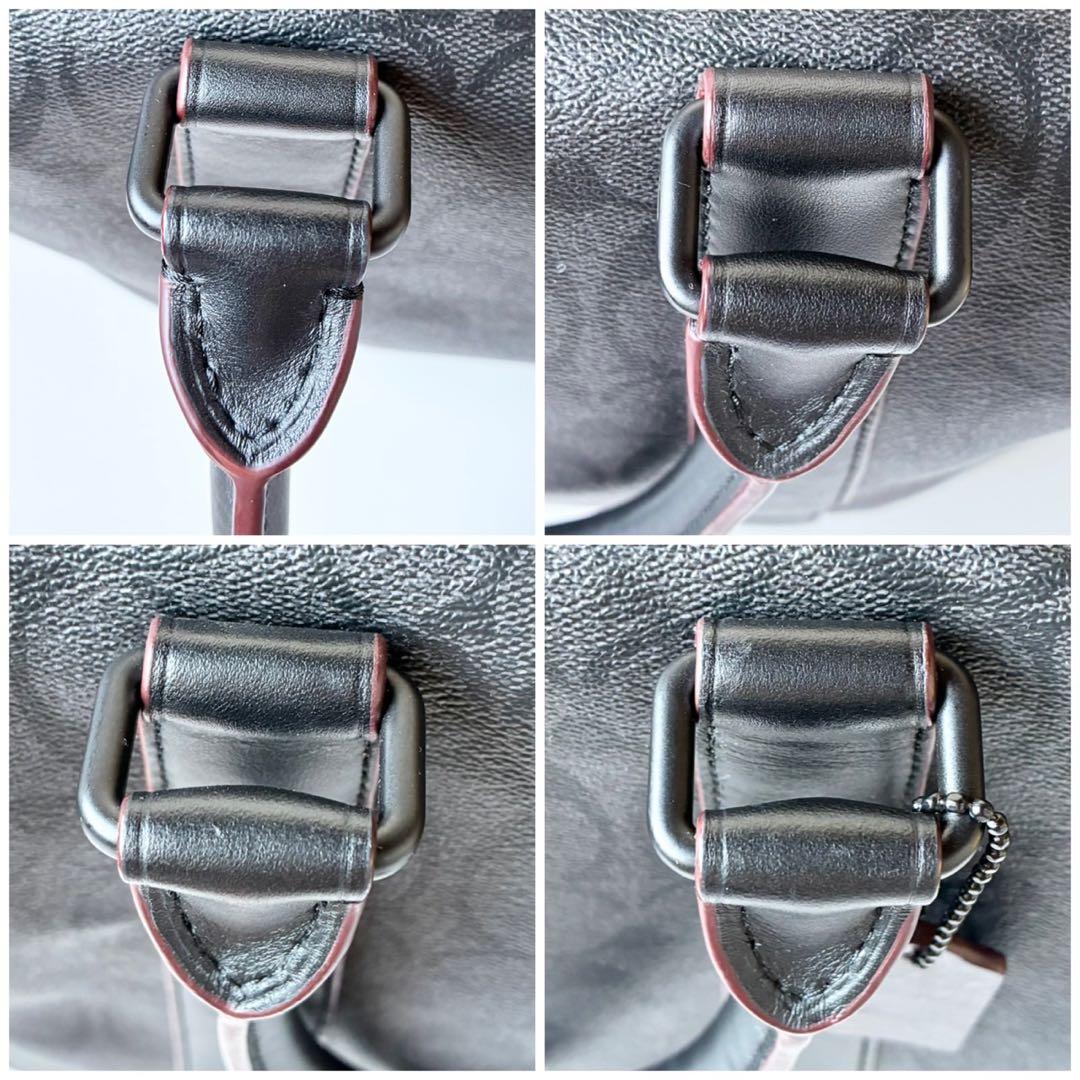 【ほぼ新品】COACH メンズ ボストン トレッカー ベンチュラー 黒