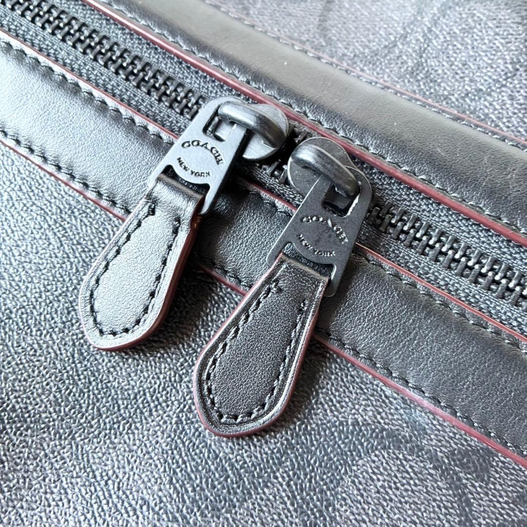 【ほぼ新品】COACH メンズ ボストン トレッカー ベンチュラー 黒