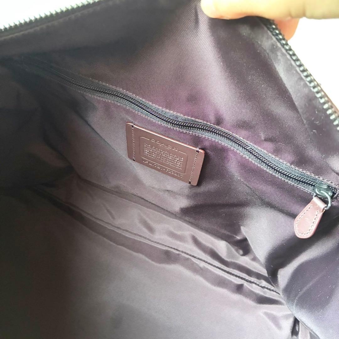 【ほぼ新品】COACH メンズ ボストン トレッカー ベンチュラー 黒