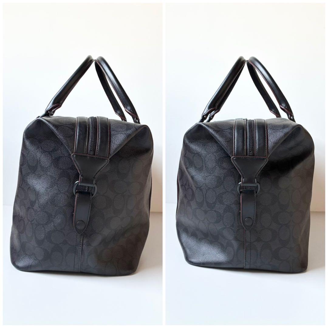 【ほぼ新品】COACH メンズ ボストン トレッカー ベンチュラー 黒