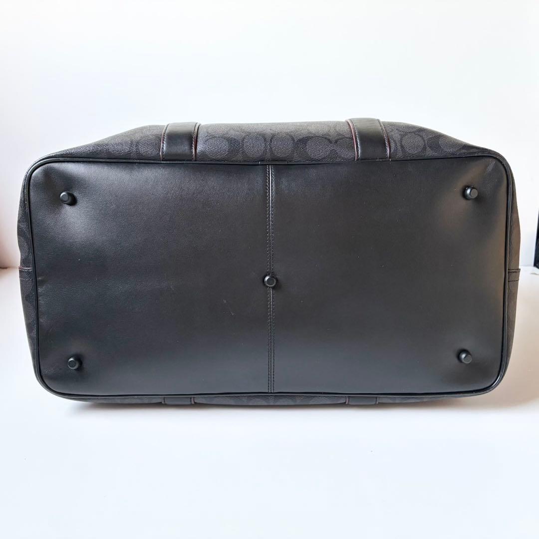 【ほぼ新品】COACH メンズ ボストン トレッカー ベンチュラー 黒