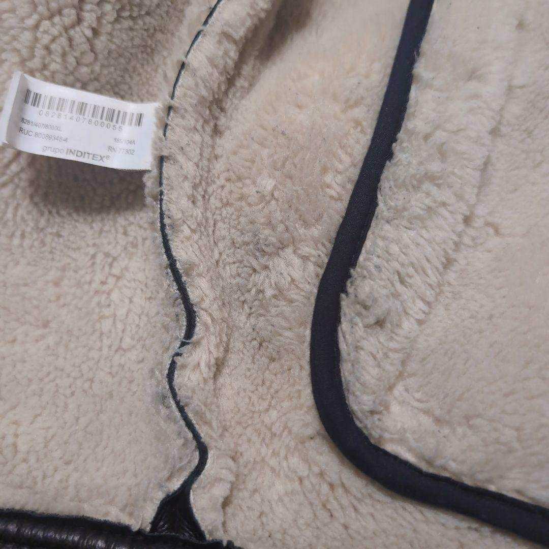 ZARA ザラ【XL】フライトジャケット　ムートンジャケット