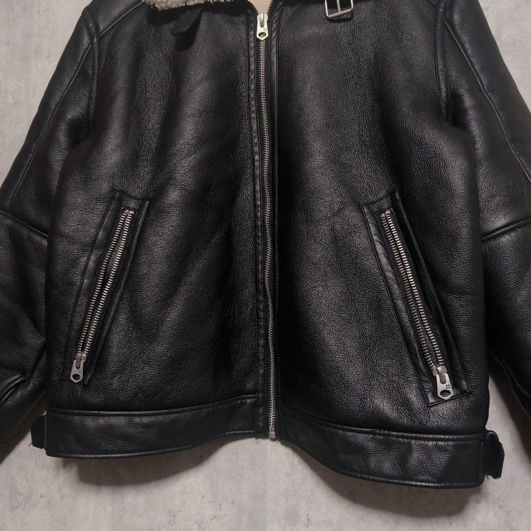 ZARA ザラ【XL】フライトジャケット　ムートンジャケット