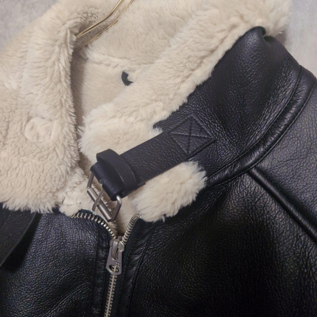 ZARA ザラ【XL】フライトジャケット　ムートンジャケット