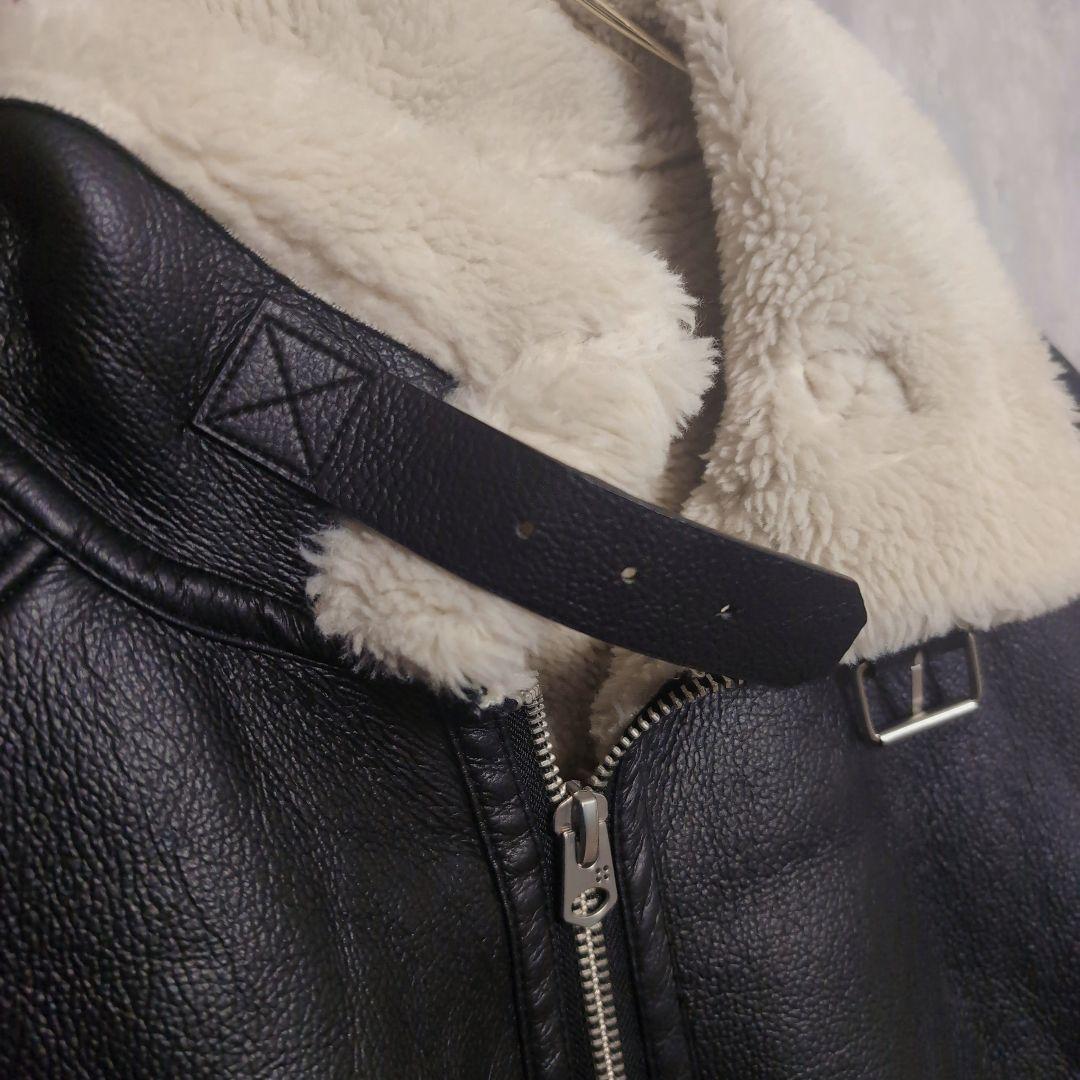 ZARA ザラ【XL】フライトジャケット　ムートンジャケット