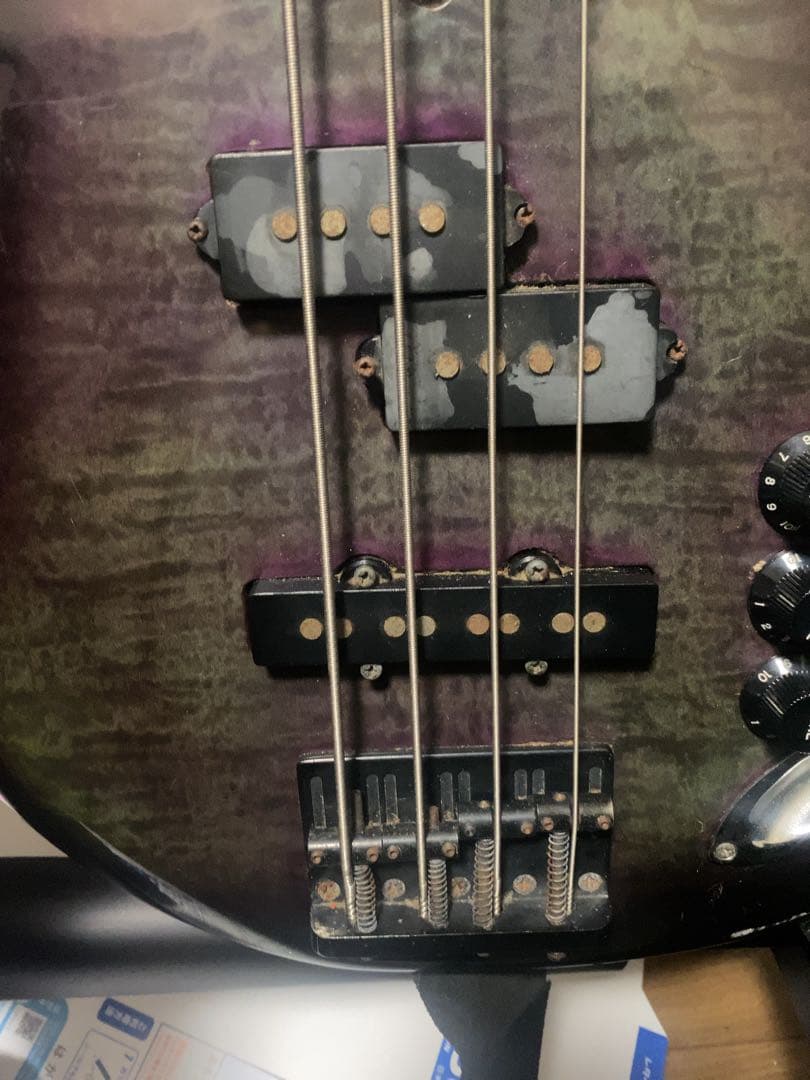 FERNANDES エレキベース パープル