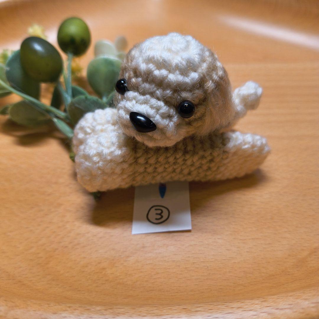 【ハンドメイド】シーズーあみぐるみクリップ・マスキングテープセット
