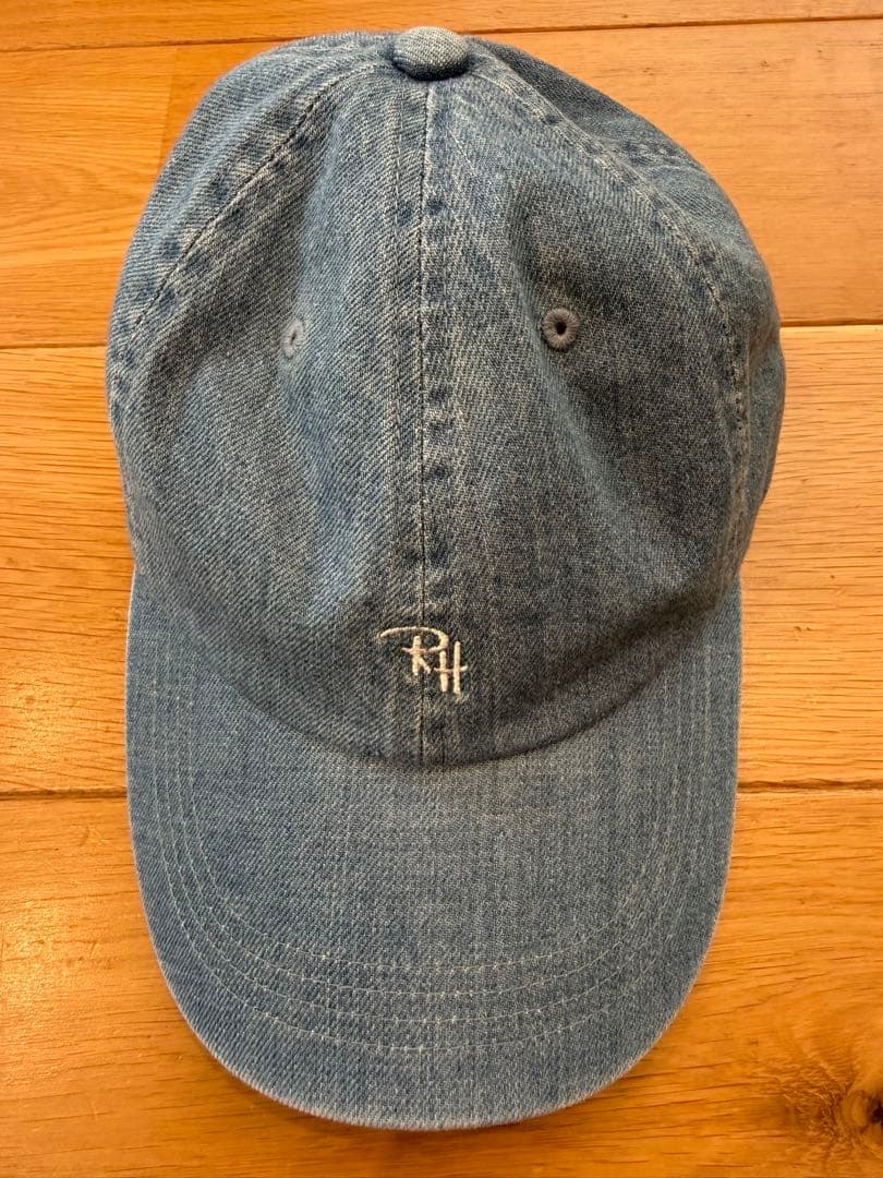 RON HERMAN デニムキャップ RHロゴ刺繍