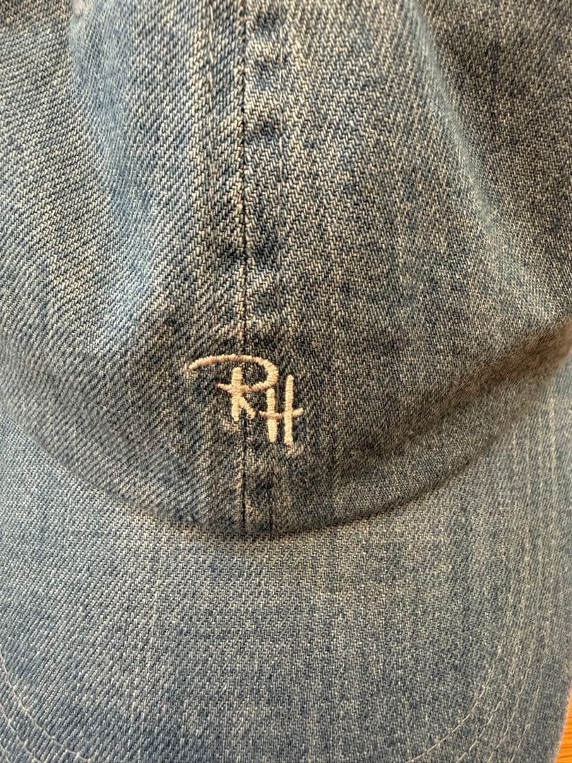 RON HERMAN デニムキャップ RHロゴ刺繍