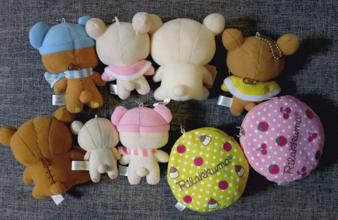 リラックマ コリラックマ ぬいぐるみ マスコット 9点セット サンエックス
