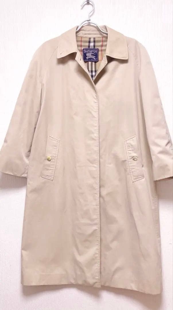 Burberry's ステンカラーコート　ノバチェック トレンチコート　ベージュ