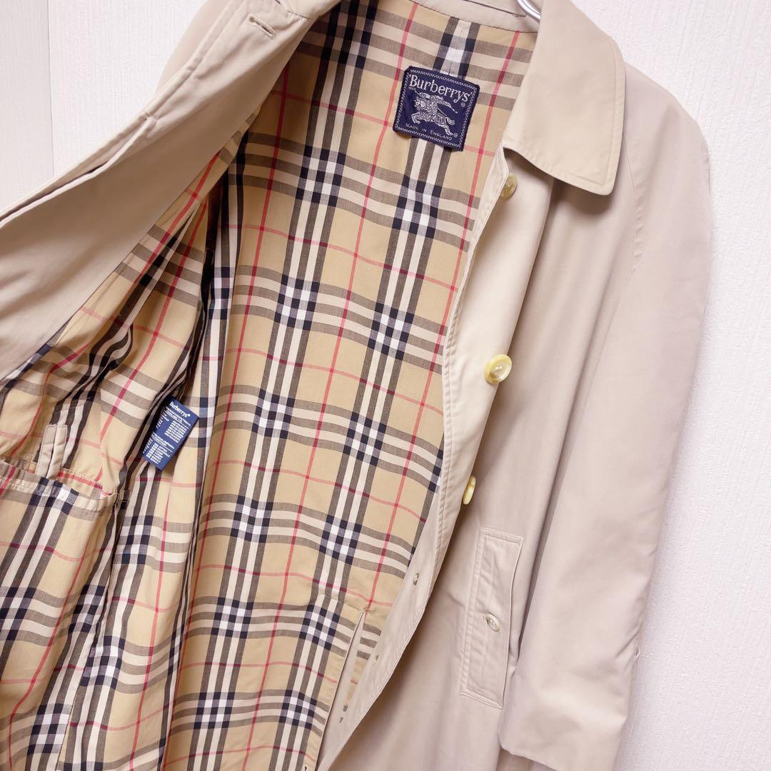 Burberry's ステンカラーコート　ノバチェック トレンチコート　ベージュ