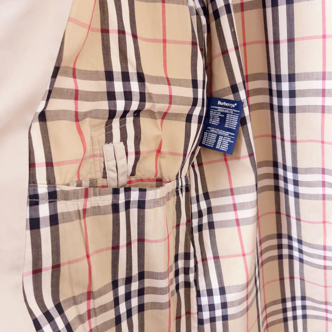 Burberry's ステンカラーコート　ノバチェック トレンチコート　ベージュ