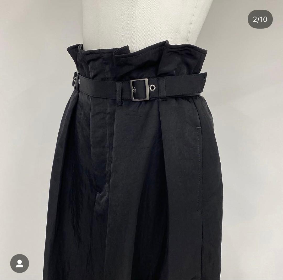 【美品】ローヘン　LOHEN ハイウエスト2タックボリュームパンツ　38