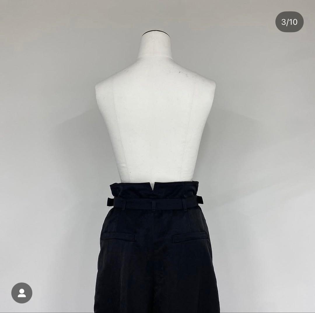 【美品】ローヘン　LOHEN ハイウエスト2タックボリュームパンツ　38