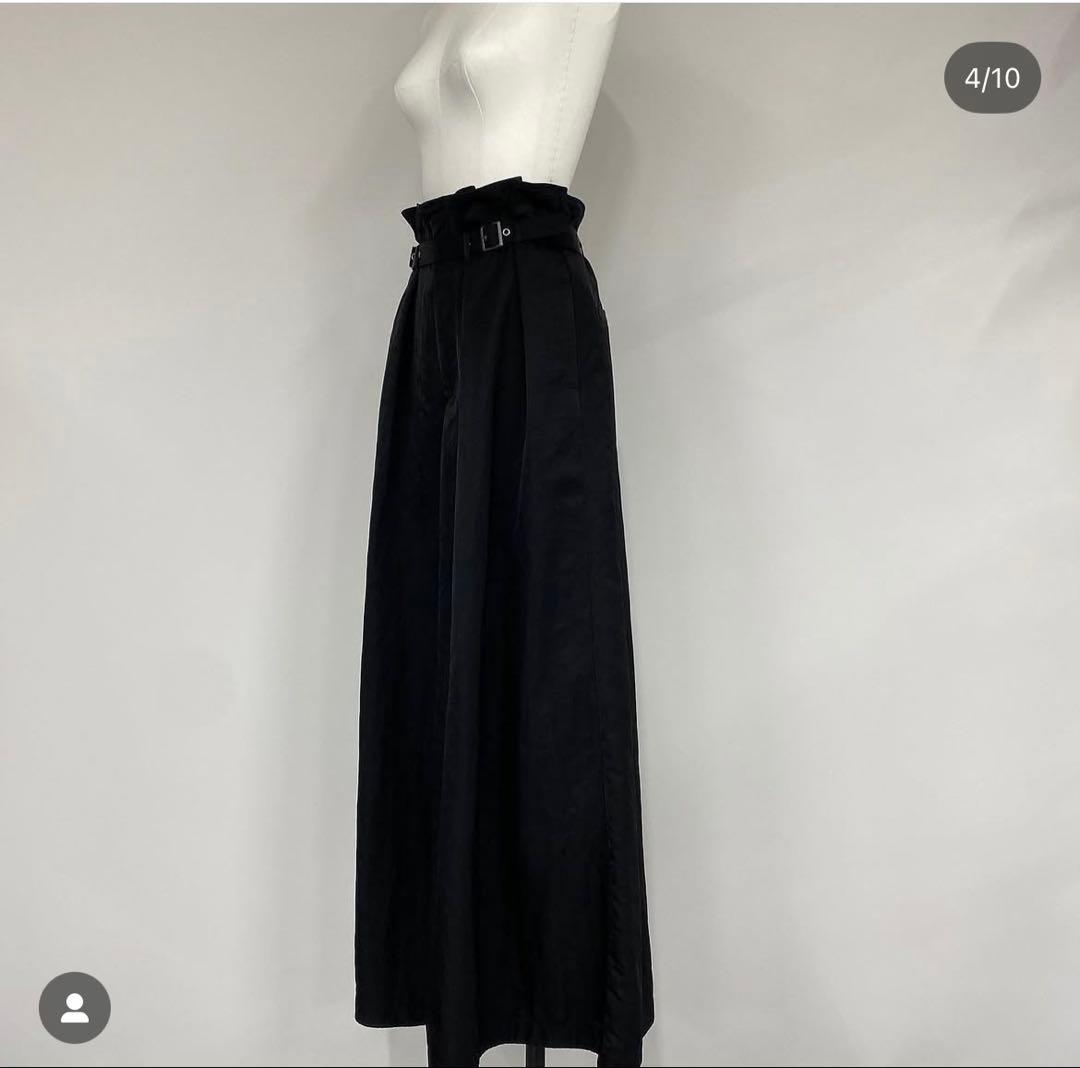 【美品】ローヘン　LOHEN ハイウエスト2タックボリュームパンツ　38