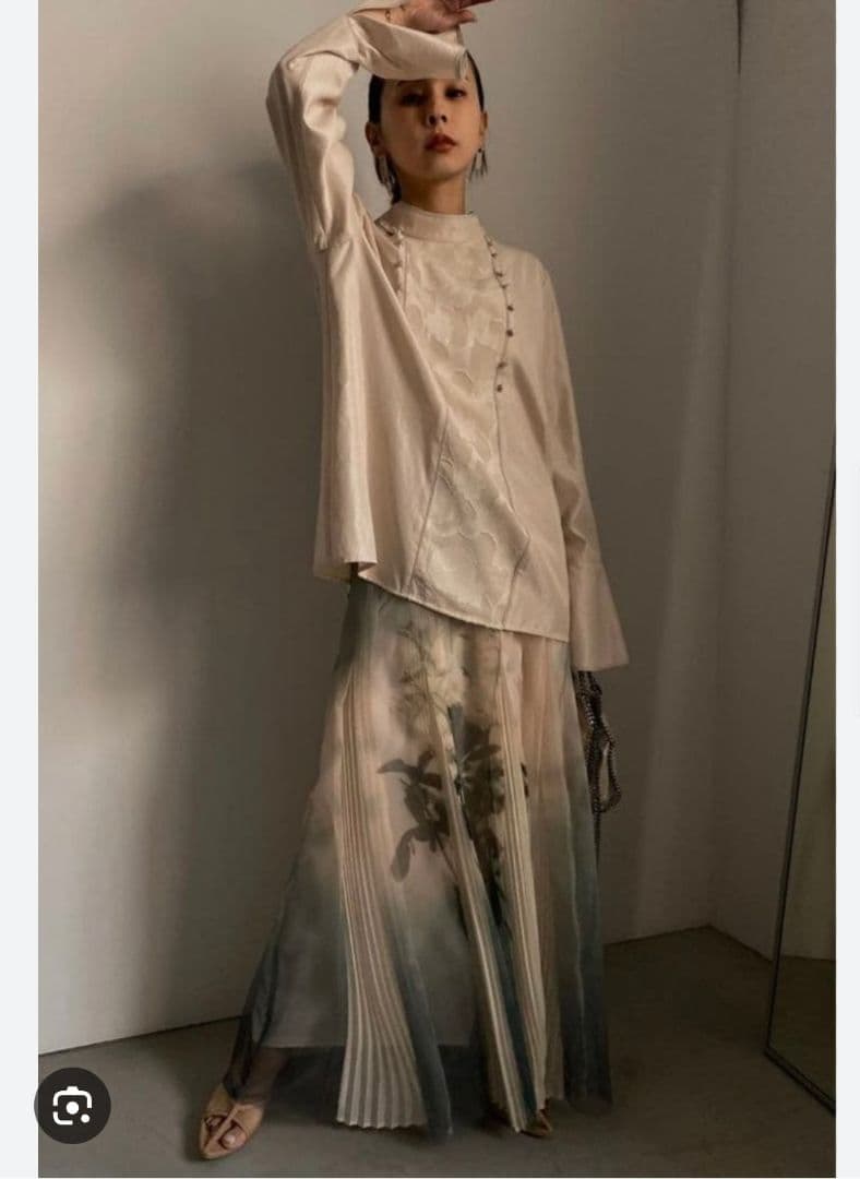 スカート SAYO NAGASE SPRING EVENING COLLAB SKIRT
