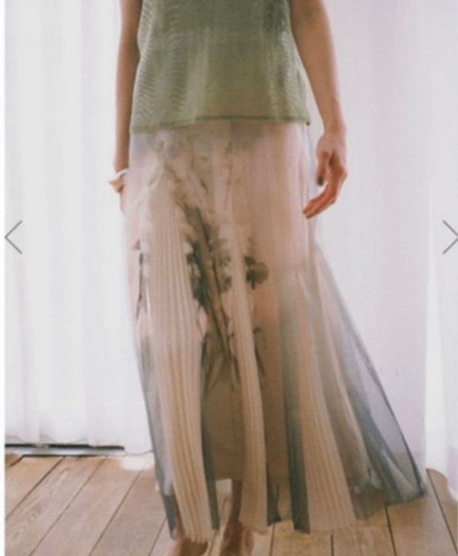 スカート SAYO NAGASE SPRING EVENING COLLAB SKIRT