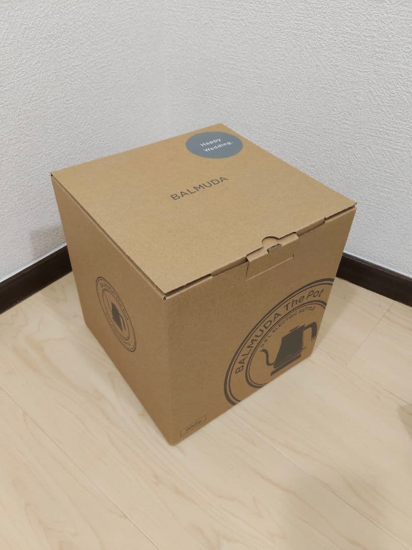 【新品未開封】BALMUDA The Pot ホワイト K02A-WH ギフト箱