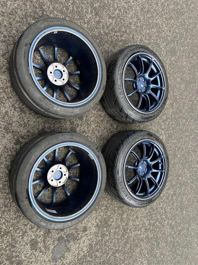 【がっち】ADVAN RZⅡ pcd100 17インチ 9j+52