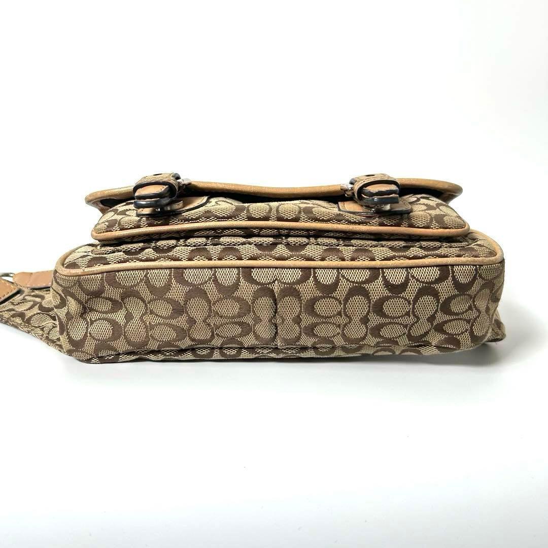 コーチ COACH ミニシグネチャー ボディバッグ ウエストバッグ 保存袋有