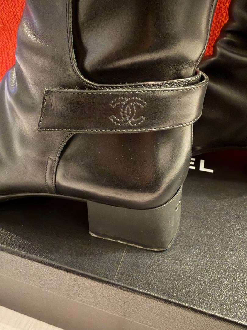 m*様 2/28まで【美品】CHANEL シャネル　ブラック ブーツ