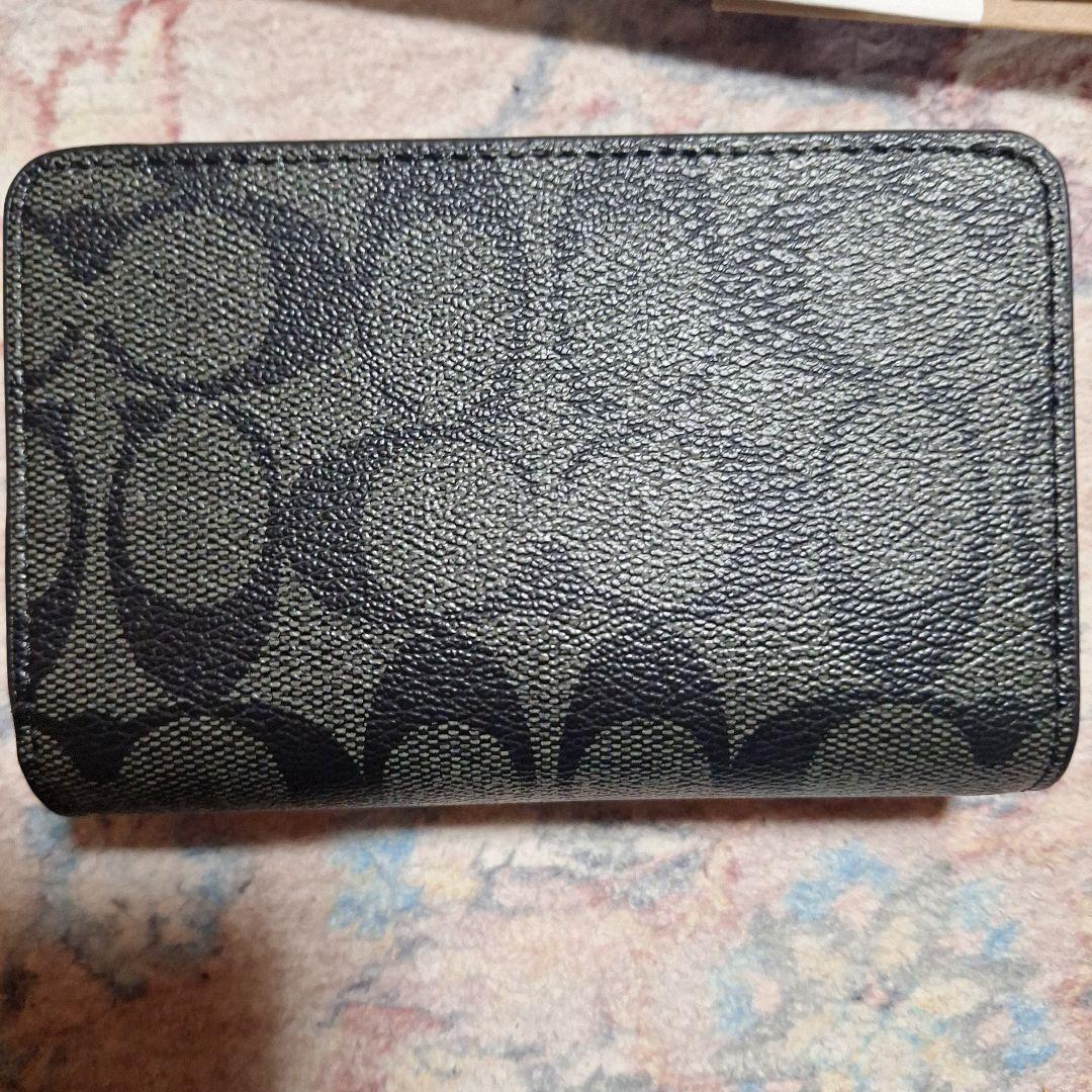 Coach ブラック 二つ折り財布