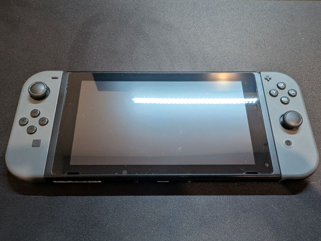 Nintendo Switch 本体 グレー SDカード 純正ケース付き