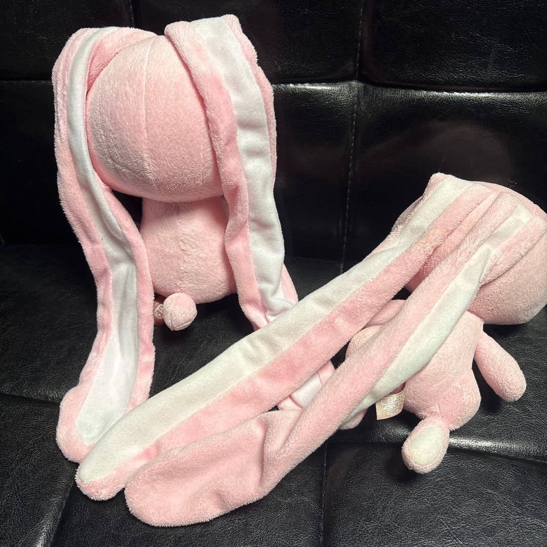 チャックスGP 汎用うさぎ　ピンク　二つセット　ぬいぐるみ