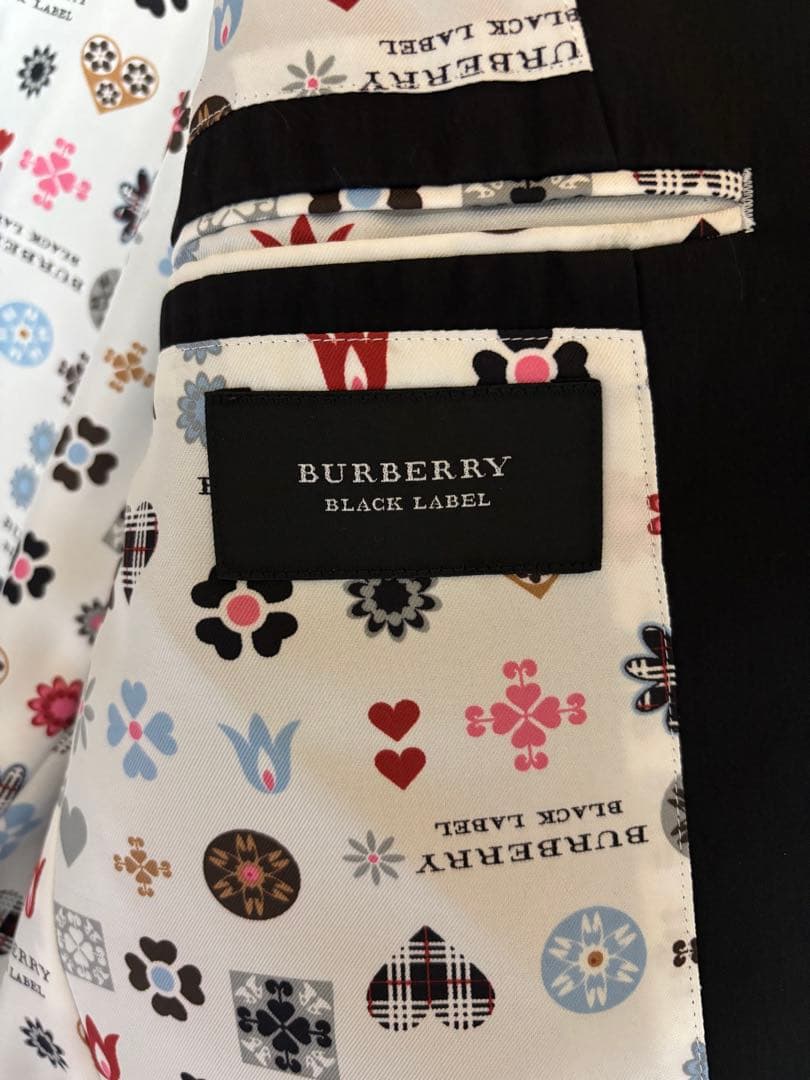 BURBERRY BLACK LABEL ジャケット ブラック　モノグラム