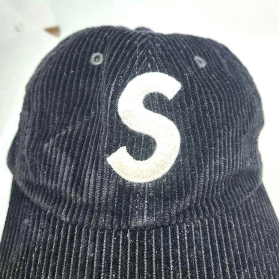 SUPREME　シュプリーム　コーデュロイ　キャップ 　ブラック