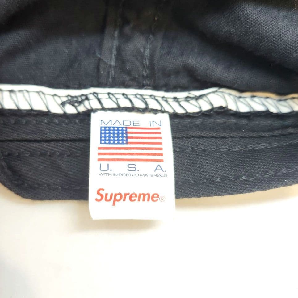SUPREME　シュプリーム　コーデュロイ　キャップ 　ブラック