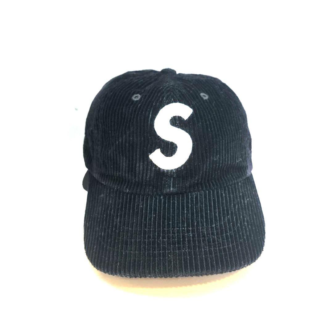 SUPREME　シュプリーム　コーデュロイ　キャップ 　ブラック
