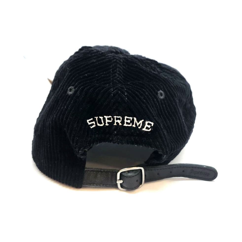 SUPREME　シュプリーム　コーデュロイ　キャップ 　ブラック