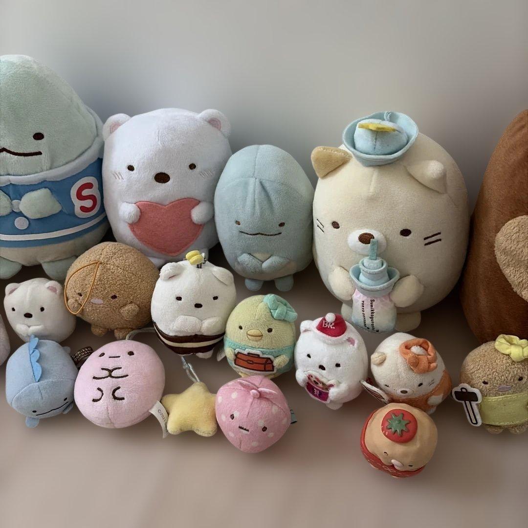 すみっこぐらし マスコット　ぬいぐるみ　てのり　まとめ売り　大量