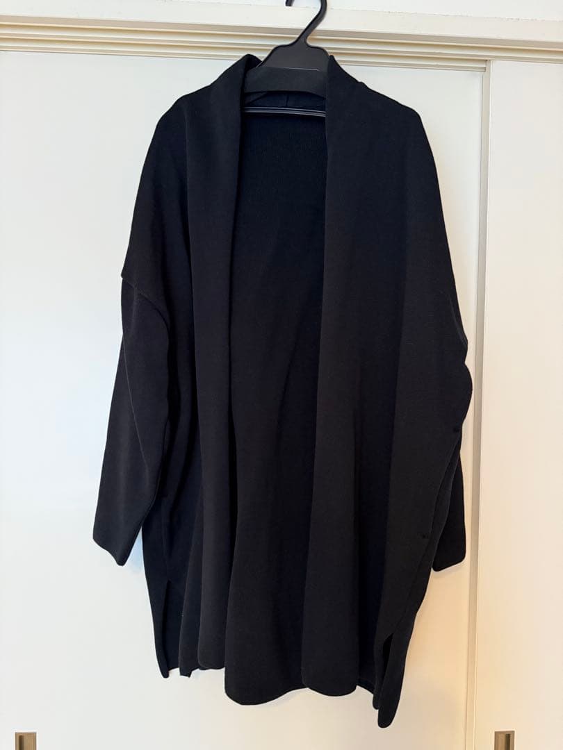 【美品】ドゥーズィエムクラス　twins cottonショートガウン　ブラック