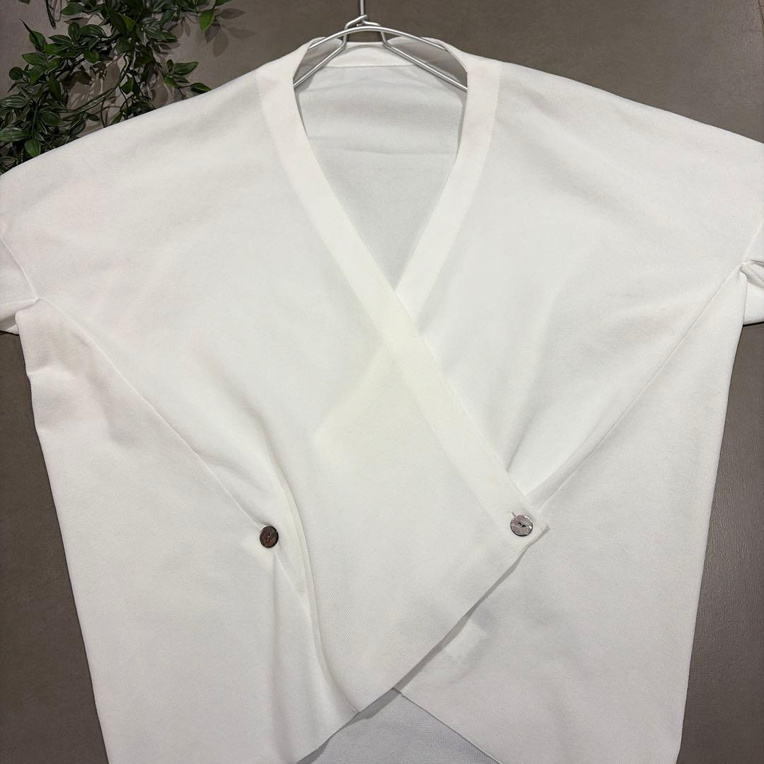 【美品】lelill レリル ハイテク ボレロ ニット 3WAY カーディガン
