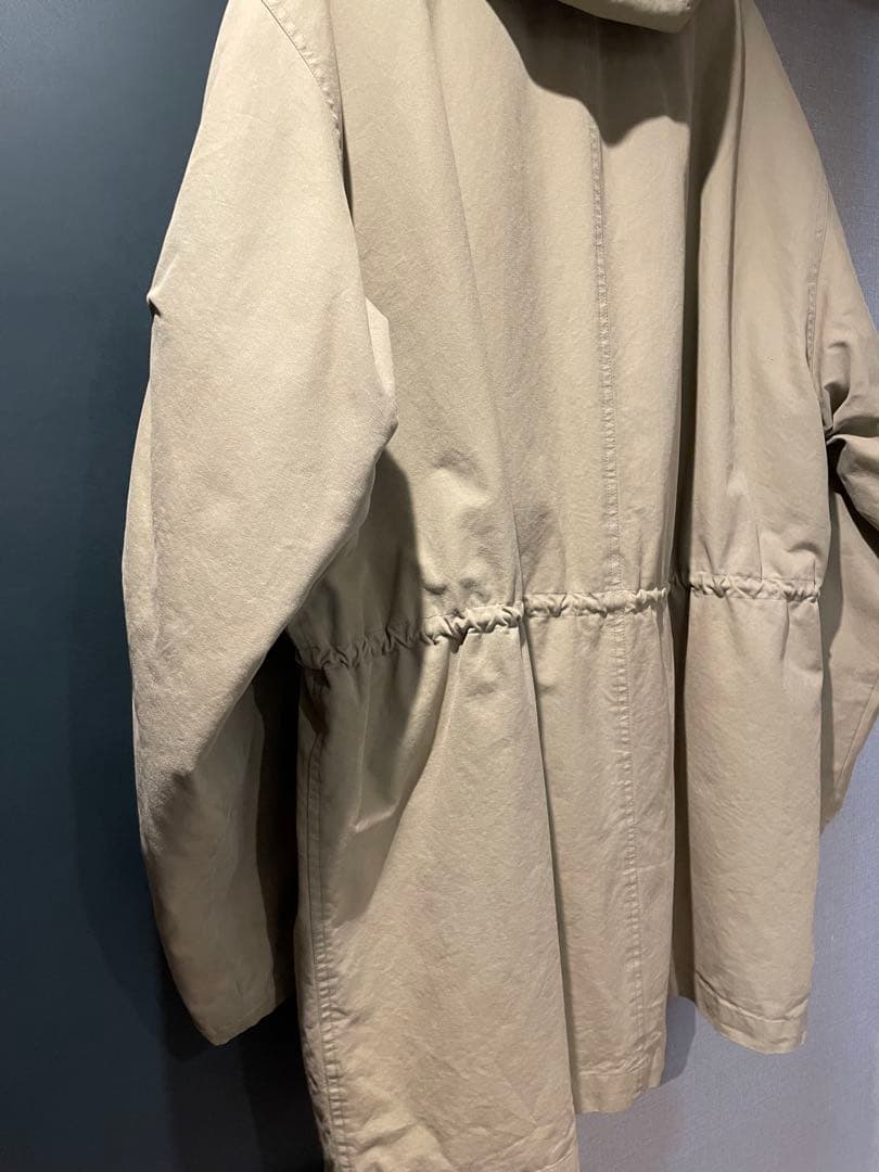 52 実寸XL GIORGIO ARMANI 中綿 コットン Mods Coat