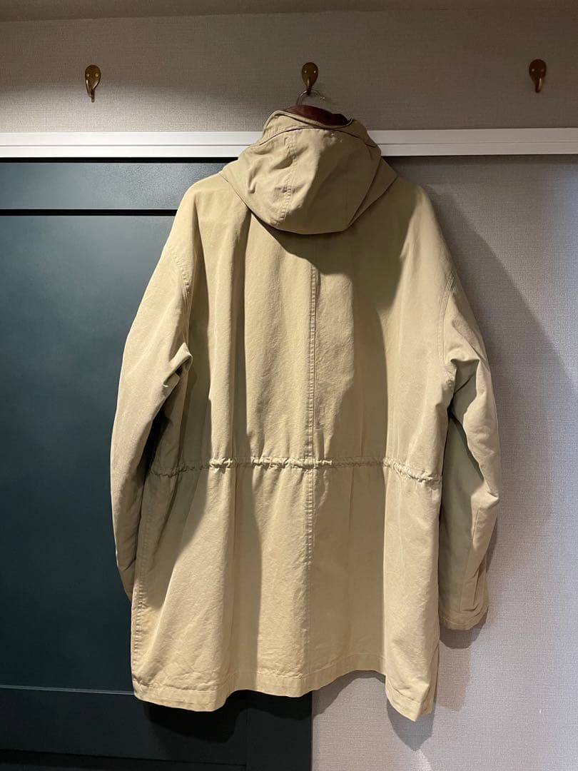 52 実寸XL GIORGIO ARMANI 中綿 コットン Mods Coat