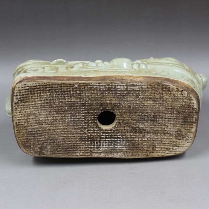 宋湖田窯彫刻嬰戯磁器枕 景徳鎮 陶磁器 装飾品 現代工芸品 美術品 置物