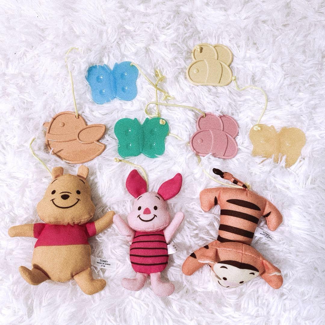 【美品】選べる回転 6WAYジムに変身メリーDisney babyくまのプーさん