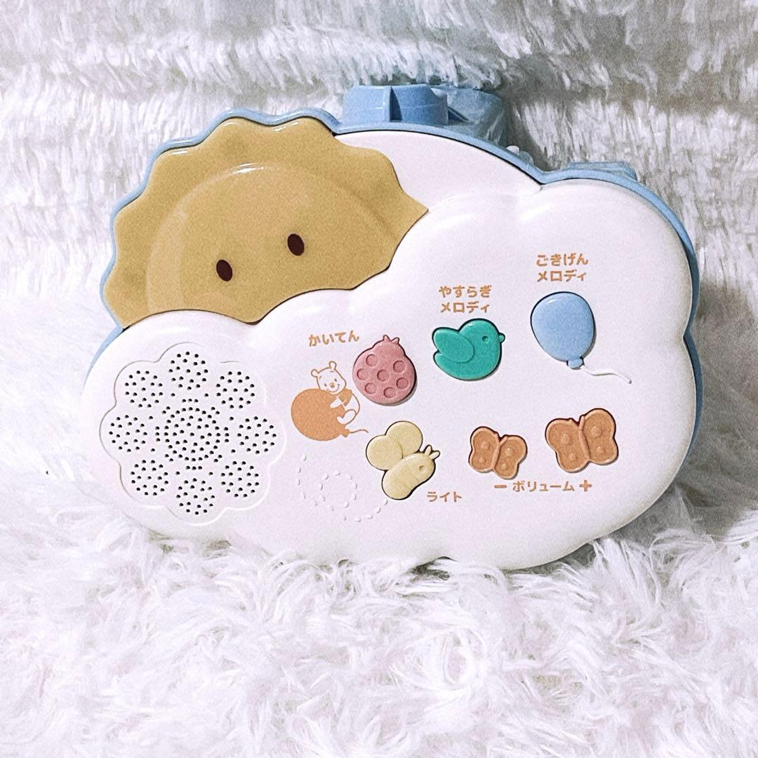 【美品】選べる回転 6WAYジムに変身メリーDisney babyくまのプーさん