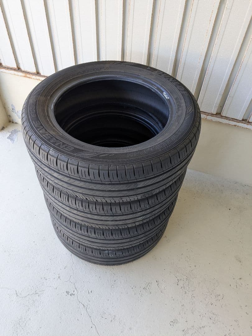 【バリ溝２４年製】１８５／６０R１５ サマータイヤ 4本セット ダンロップ