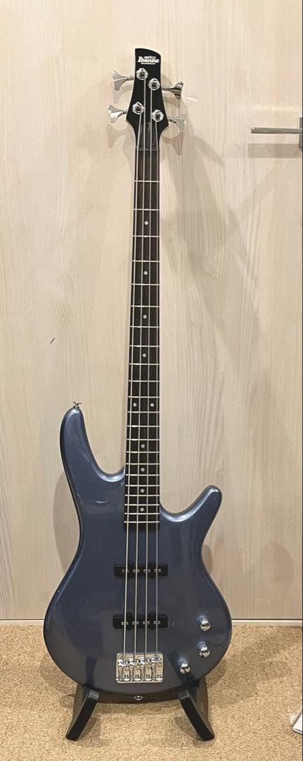 田*真様 Ibanez エレキベース メタリックブルー ギグバッグ付き