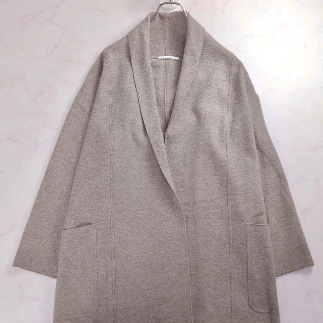 プレインピープル ロングガウンコート オーバーサイズ ベージュ 春◎